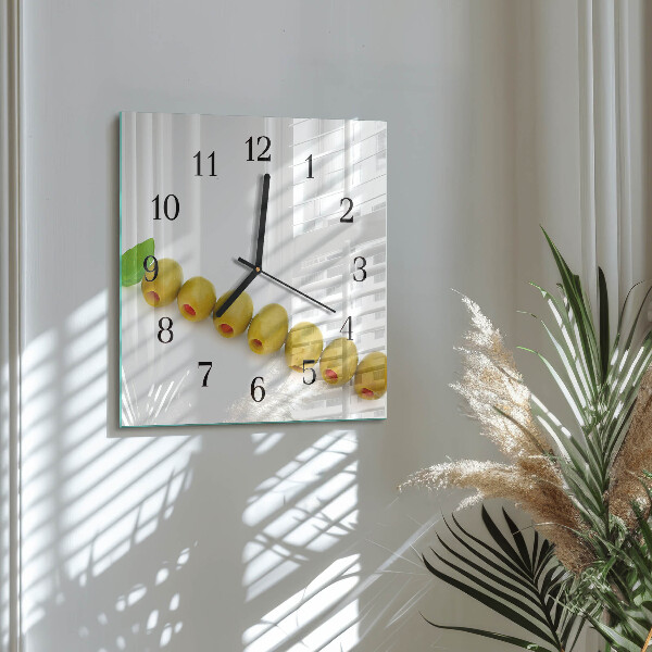 Reloj de vidrio Aceitunas