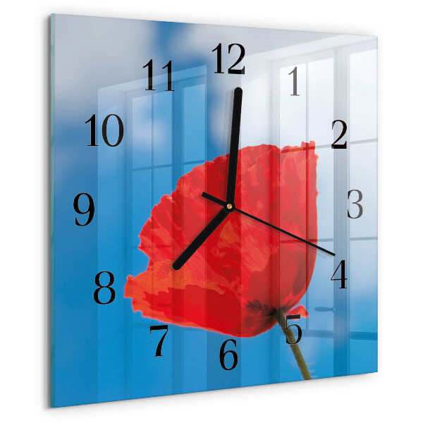 Reloj de vidrio Amapola