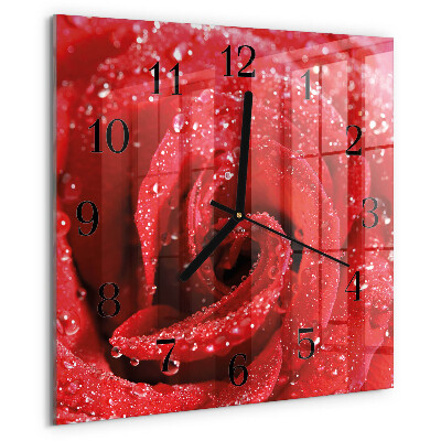 Reloj de vidrio Rosa