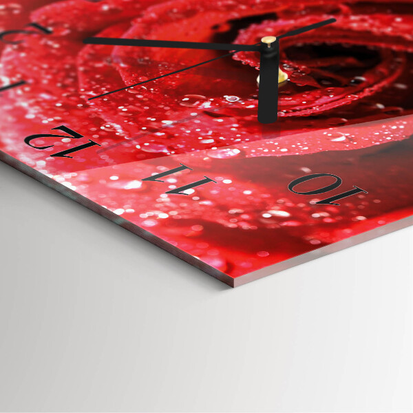 Reloj de vidrio Rosa
