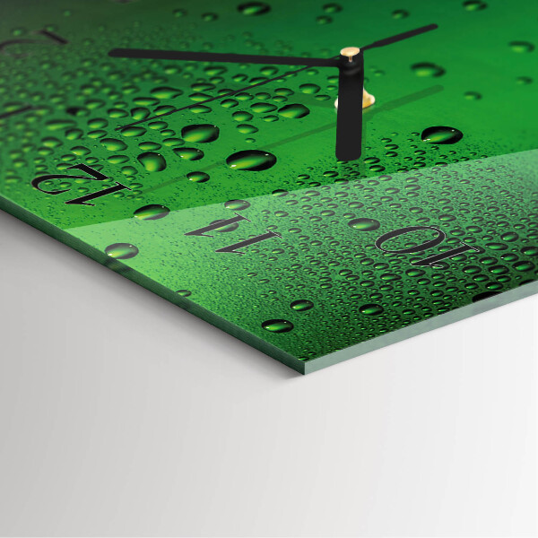 Reloj de vidrio Gotas de agua