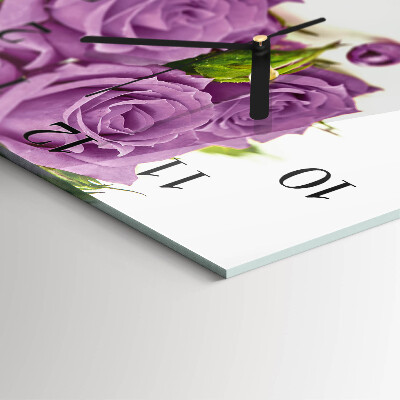 Reloj de vidrio Rosas
