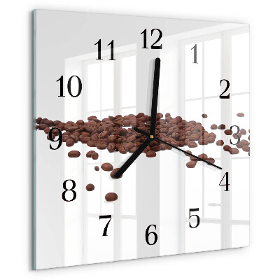 Reloj de vidrio Granos de café