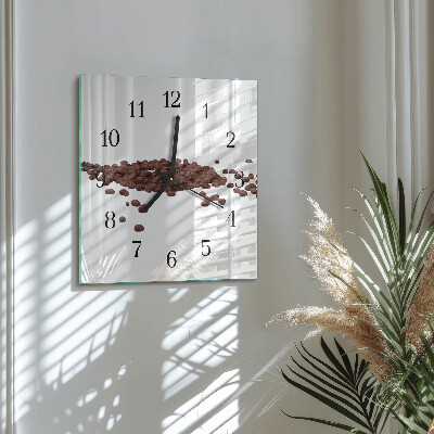 Reloj de vidrio Granos de café