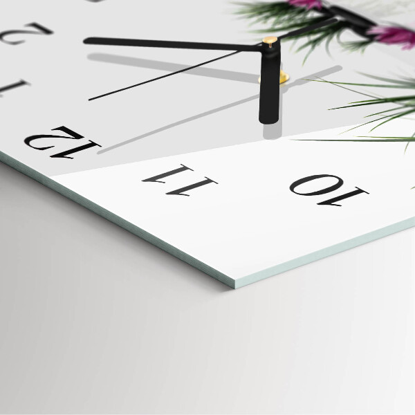Reloj de vidrio Flor de loto