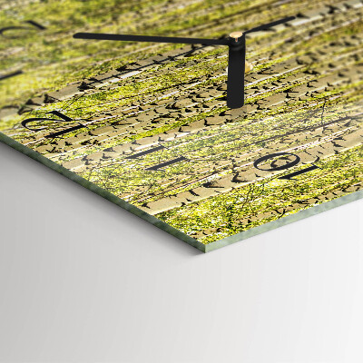 Reloj de vidrio Bosque de abedules