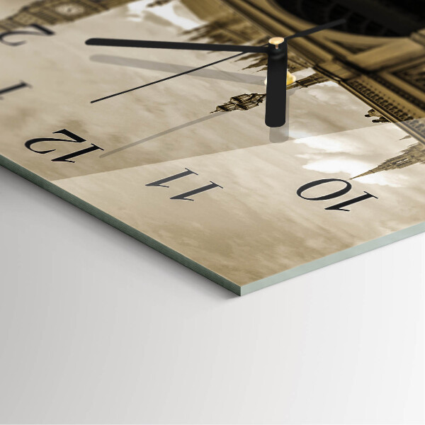 Reloj de vidrio Puente Sepia