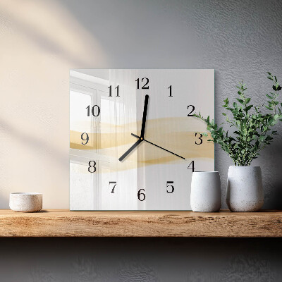 Reloj de vidrio Onda abstracta