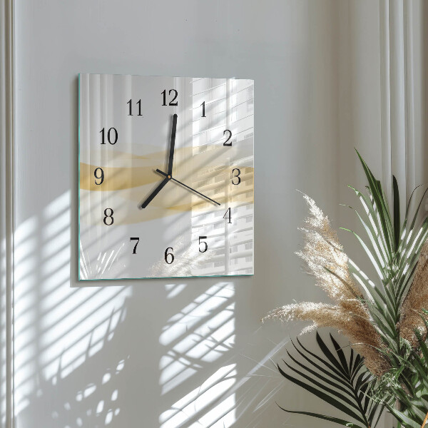 Reloj de vidrio Onda abstracta