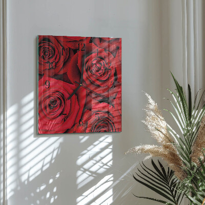 Reloj de vidrio Rosas