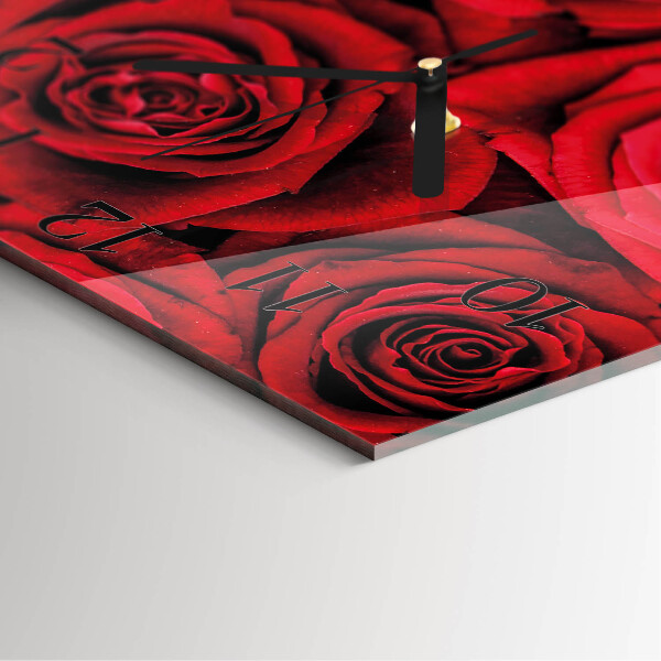 Reloj de vidrio Rosas