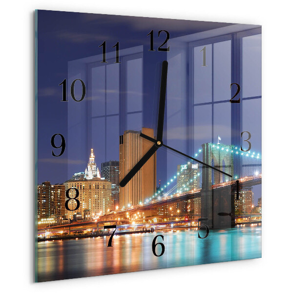 Reloj de vidrio Puente horizontal