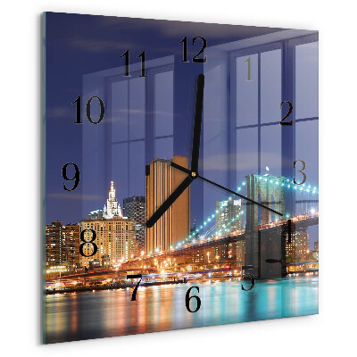 Reloj de vidrio Puente horizontal