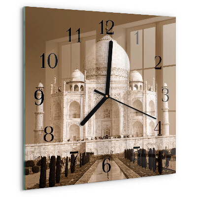 Reloj de vidrio Taj Mahal Sepia