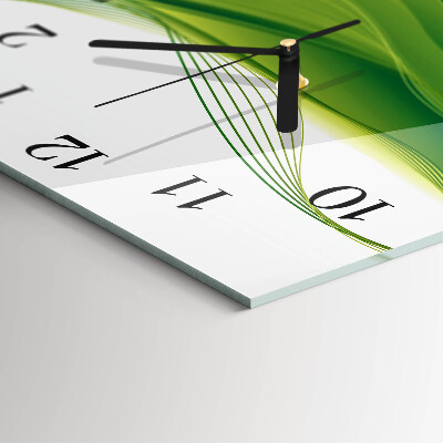 Reloj de vidrio Líneas abstractas
