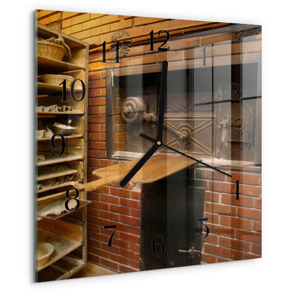Reloj de vidrio Horno de pan