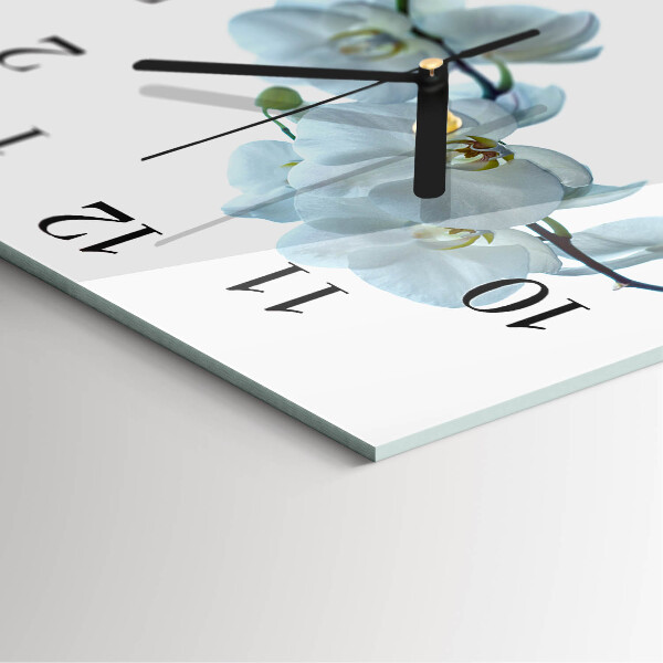 Reloj de vidrio Orquídea