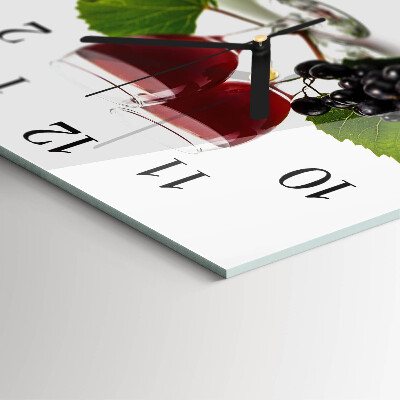 Reloj de vidrio Uvas para vino