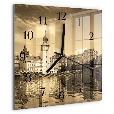 Reloj de vidrio Castillo Sepia