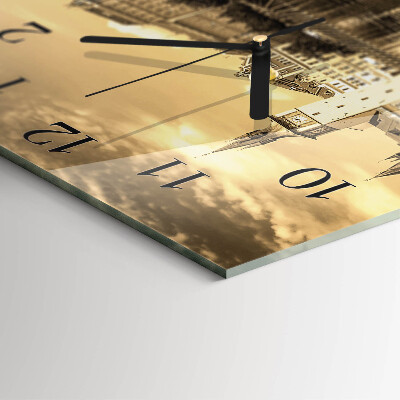 Reloj de vidrio Castillo Sepia