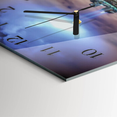 Reloj de vidrio Noche del horizonte