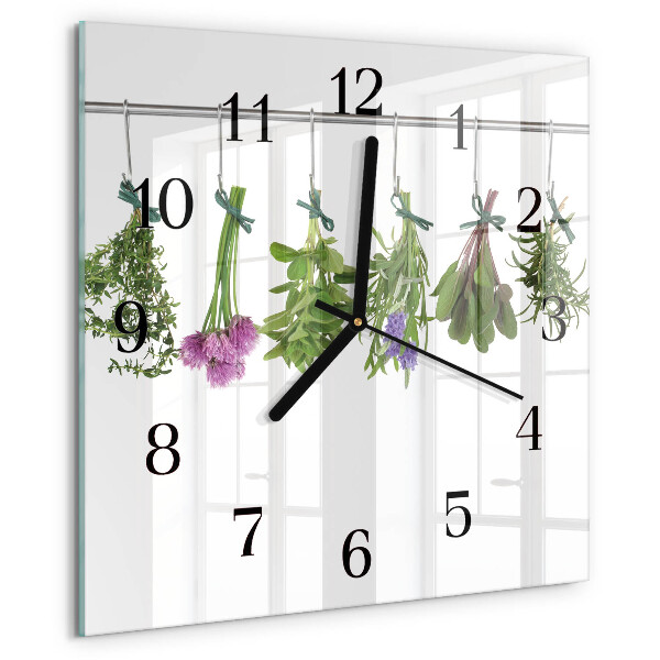 Reloj de vidrio Hierbas