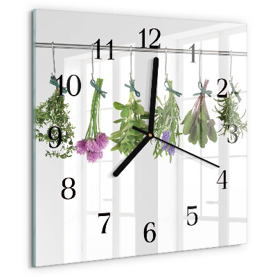 Reloj de vidrio Hierbas