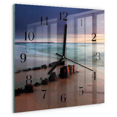 Reloj de vidrio Playa Mar