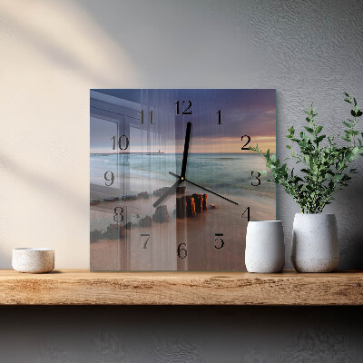 Reloj de vidrio Playa Mar