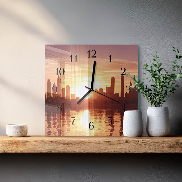 Reloj de vidrio Horizonte
