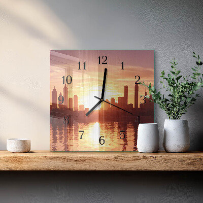 Reloj de vidrio Horizonte