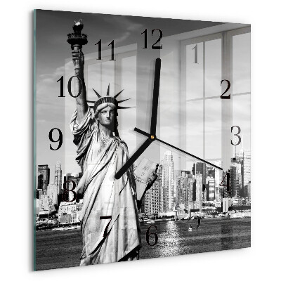 Reloj de vidrio Estatua de la Libertad
