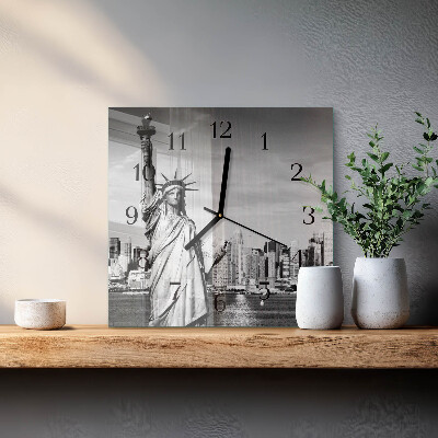 Reloj de vidrio Estatua de la Libertad