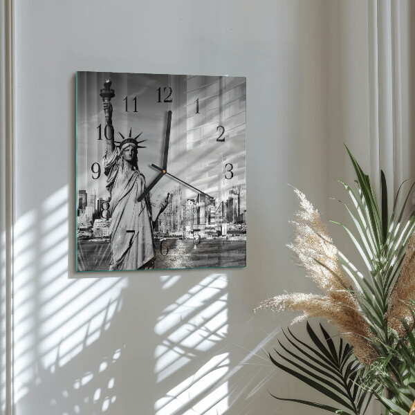 Reloj de vidrio Estatua de la Libertad