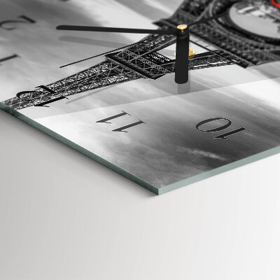 Reloj de vidrio Coche de la Torre Eiffel