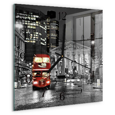 Reloj de vidrio Autobús de Londres