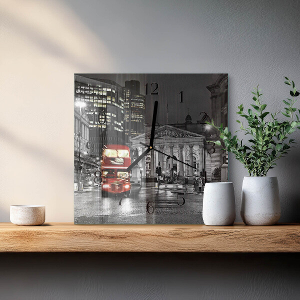 Reloj de vidrio Autobús de Londres
