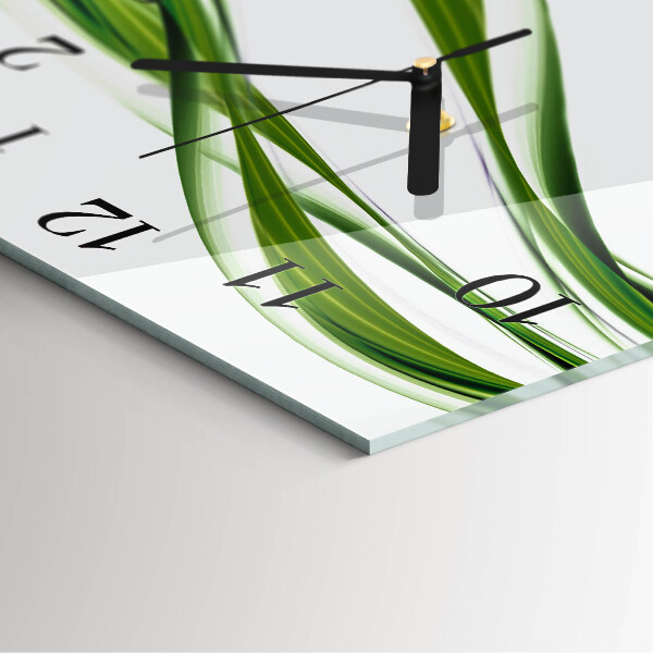 Reloj de vidrio Líneas abstractas