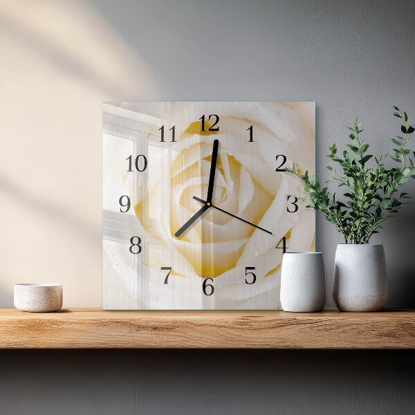 Reloj de vidrio Rosa