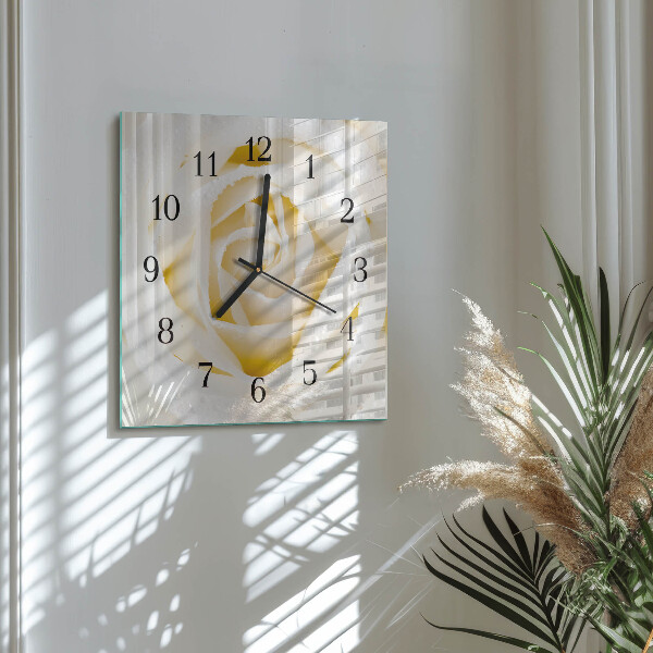 Reloj de vidrio Rosa