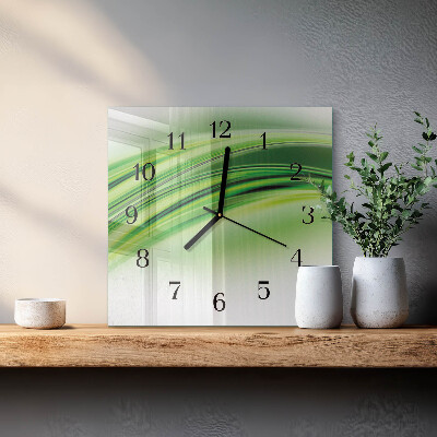 Reloj de vidrio Arte abstracto