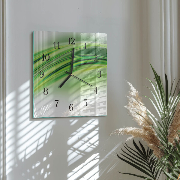 Reloj de vidrio Arte abstracto