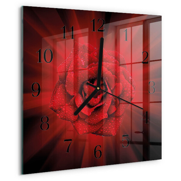 Reloj de vidrio Rosa