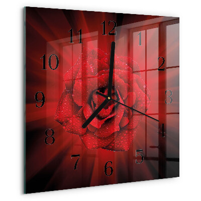 Reloj de vidrio Rosa