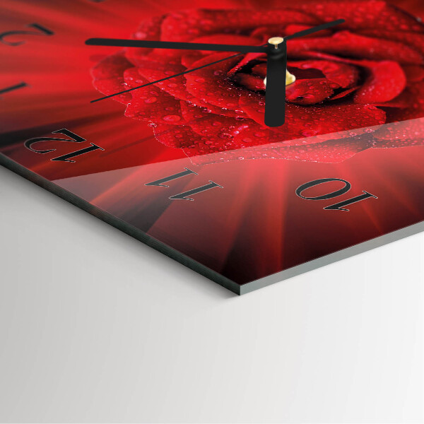 Reloj de vidrio Rosa