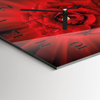Reloj de vidrio Rosa