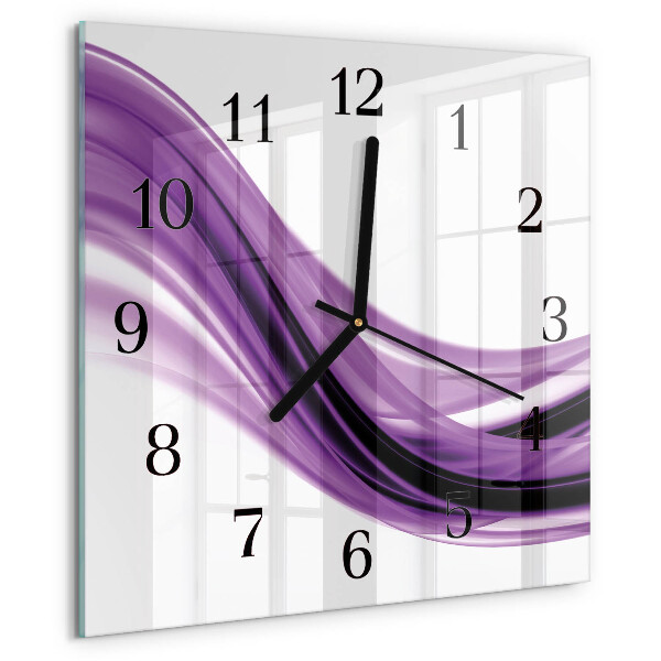 Reloj de vidrio Arte abstracto
