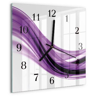 Reloj de vidrio Arte abstracto