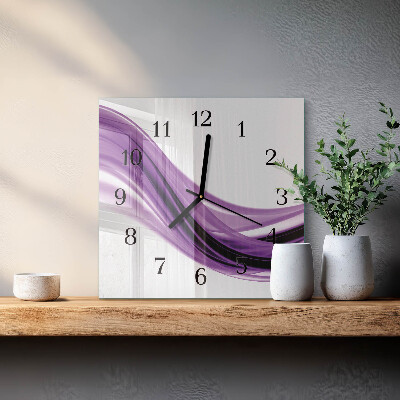 Reloj de vidrio Arte abstracto