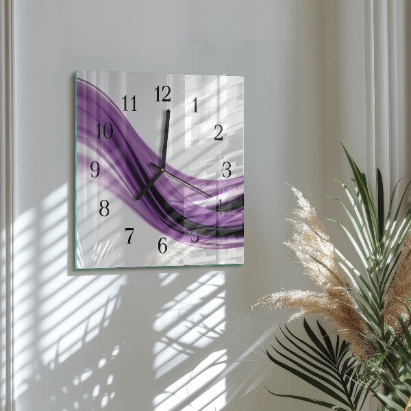 Reloj de vidrio Arte abstracto